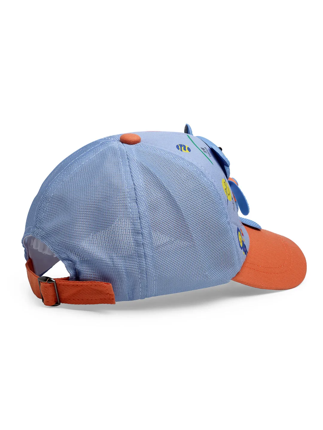 Babymoon Teddy Summer Cap Hat For Baby Kids - Blue
