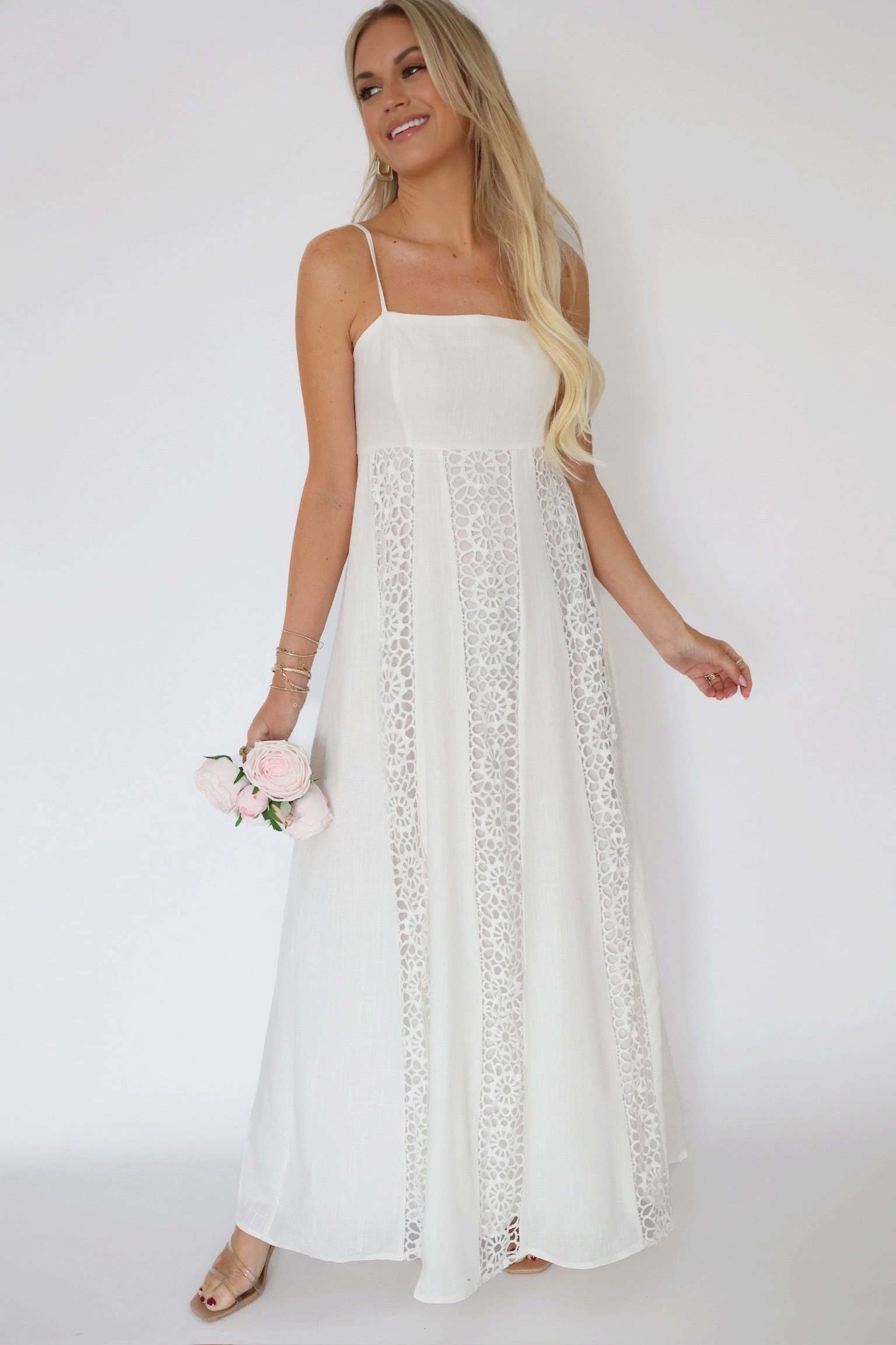 Sweat Absorbent Inner Layer Has A Ring To It Maxi Dress (FINAL SALE)