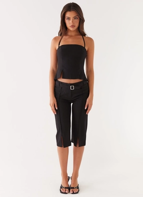 Stay Active quick dry Banks Capri Pants - Black