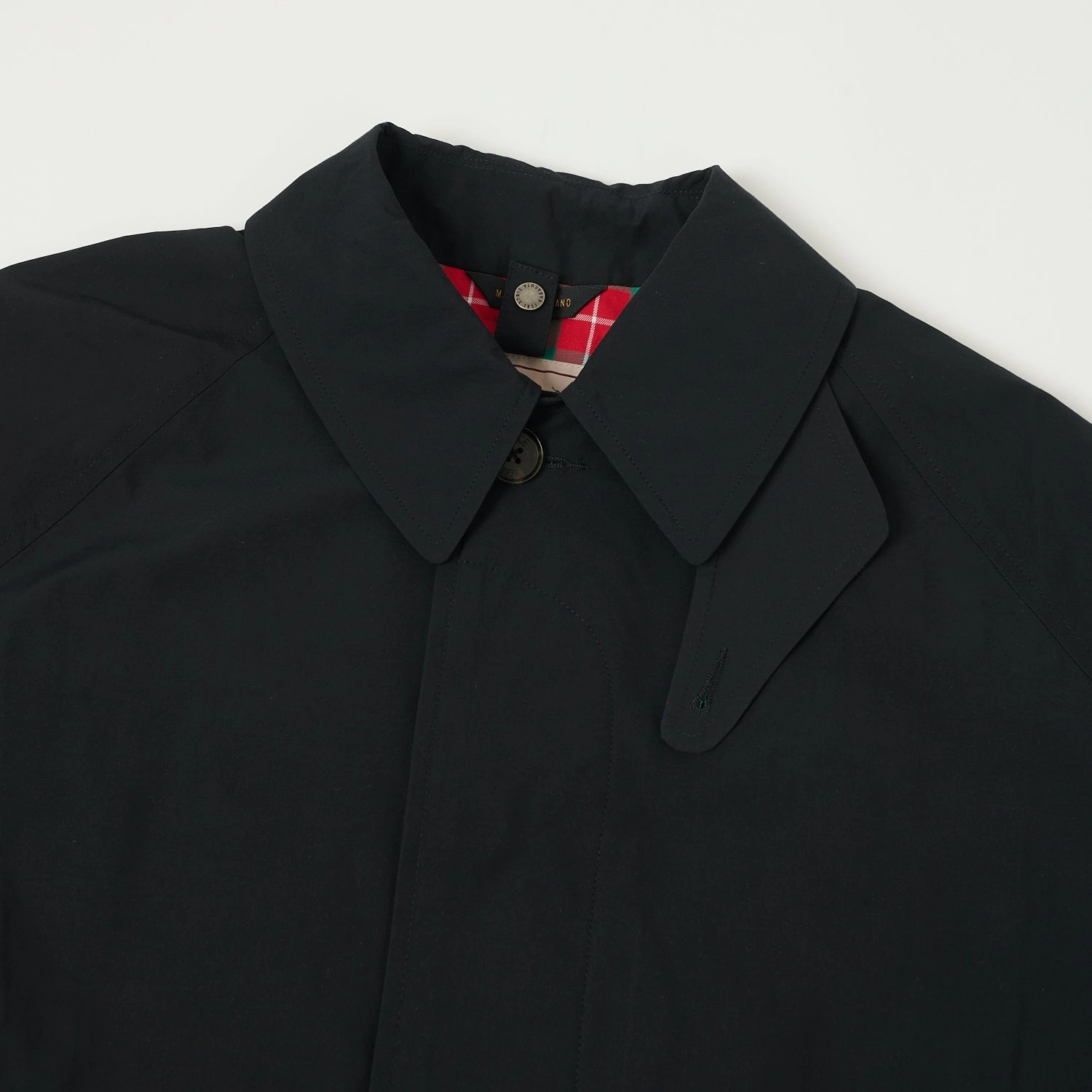 Baracuta G12 'Baracuta Cloth' Coat - Dark Navy Mid Length