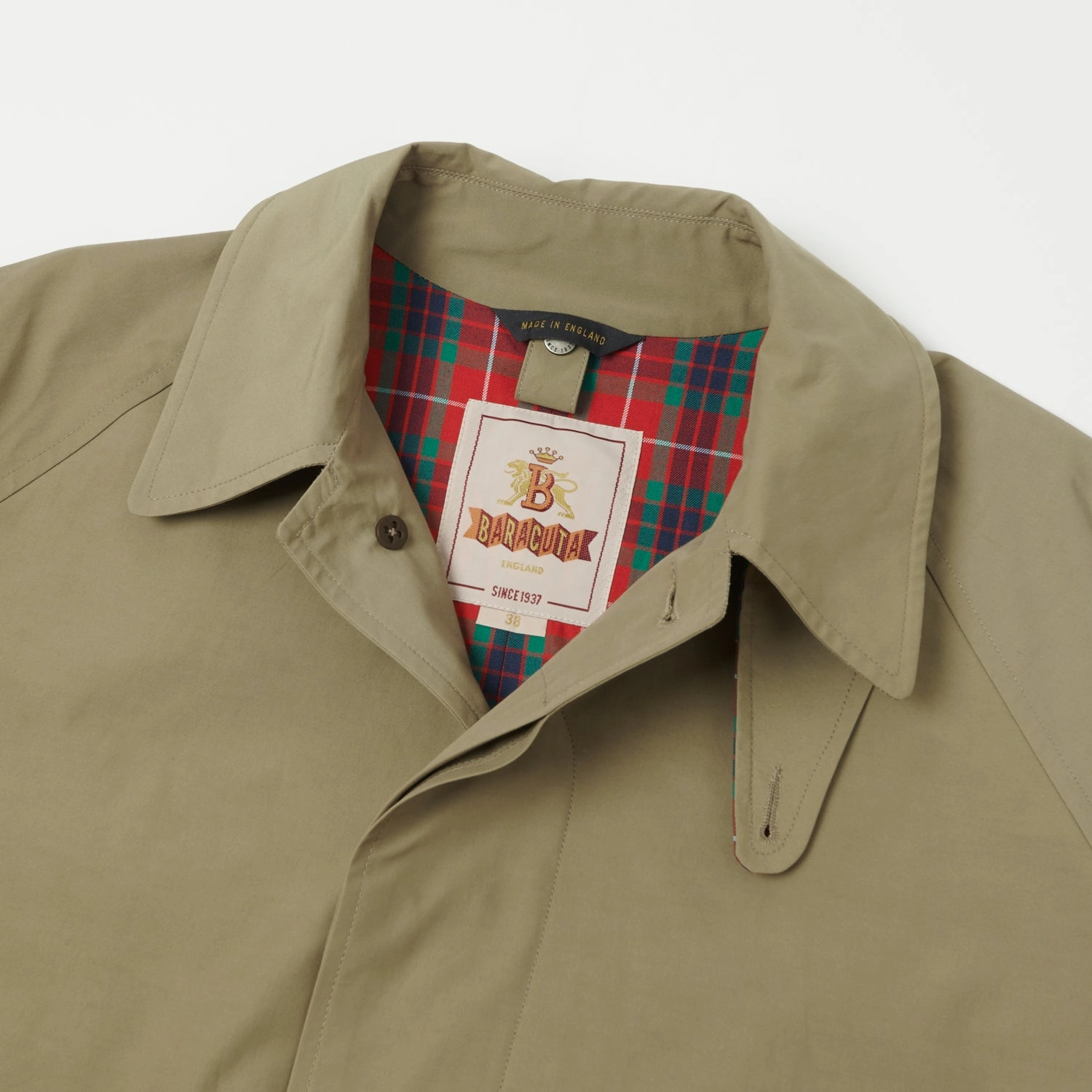 Baracuta G12 'Baracuta Cloth' Coat - Tan Non Restrictive Movement Cut
