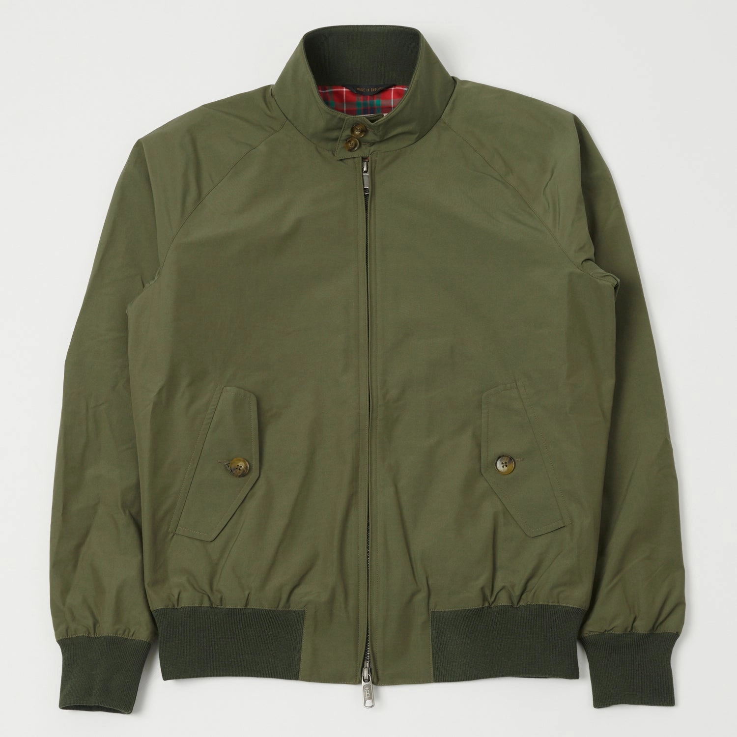 Baracuta G9 'Baracuta Cloth' Harrington Jacket - Army Breathable Lining Design