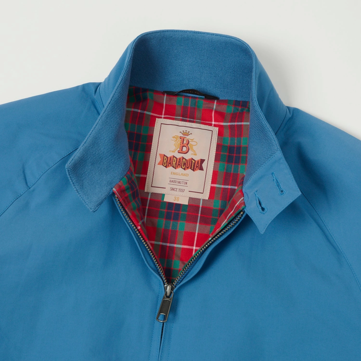 Baracuta G9 'Baracuta Cloth' Harrington Jacket - Avion snap closure