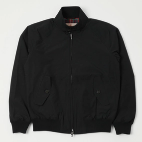 hypoallergenic material Baracuta G9 'Baracuta Cloth' Harrington Jacket - Black