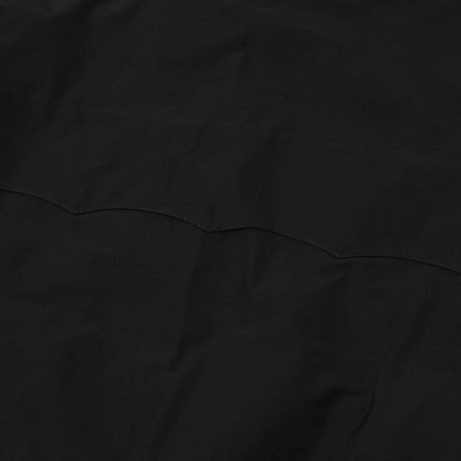 Baracuta G9 'Baracuta Cloth' Harrington Jacket - Black Layered Neckline Noise Reduction Design