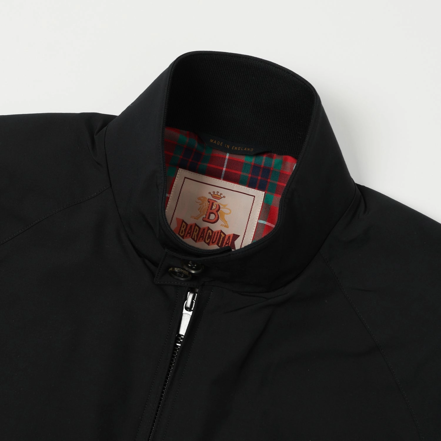 Baracuta G9 'Baracuta Cloth' Harrington Jacket - Black Flexible Fit Wear