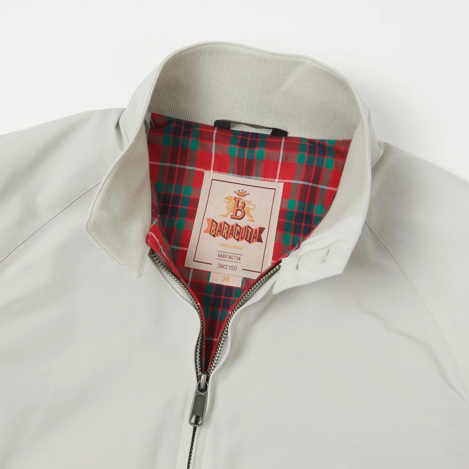 Baracuta G9 'Baracuta Cloth' Harrington Jacket - Mist Collapsible Packable Design
