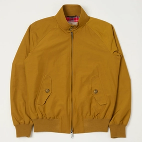 FoldableStorageCapability Waterproof Zipper Closure Baracuta G9 'Baracuta Cloth' Harrington Jacket - Tobacco
