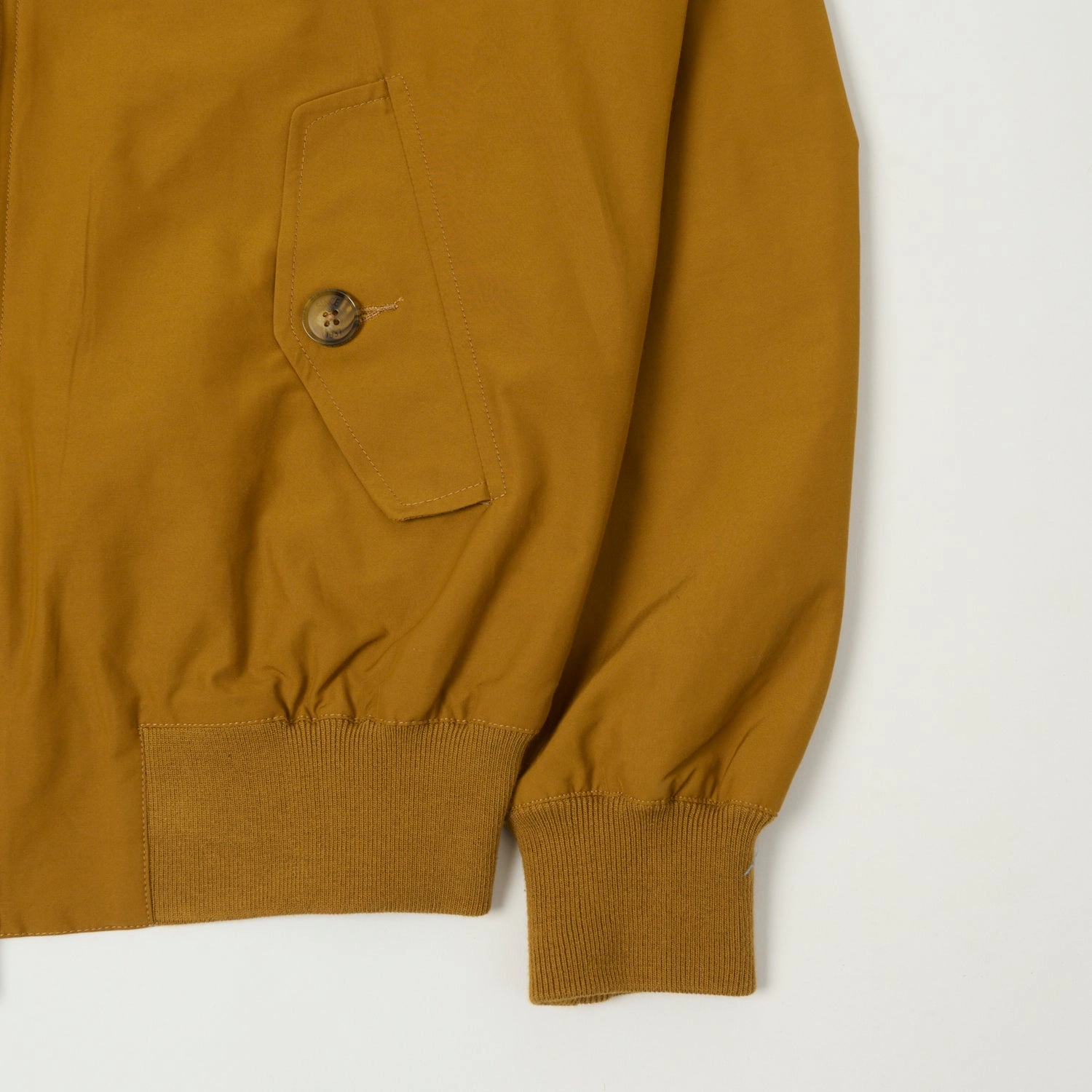 Baracuta G9 'Baracuta Cloth' Harrington Jacket - Tobacco AbrasionResistant Fashion Forward