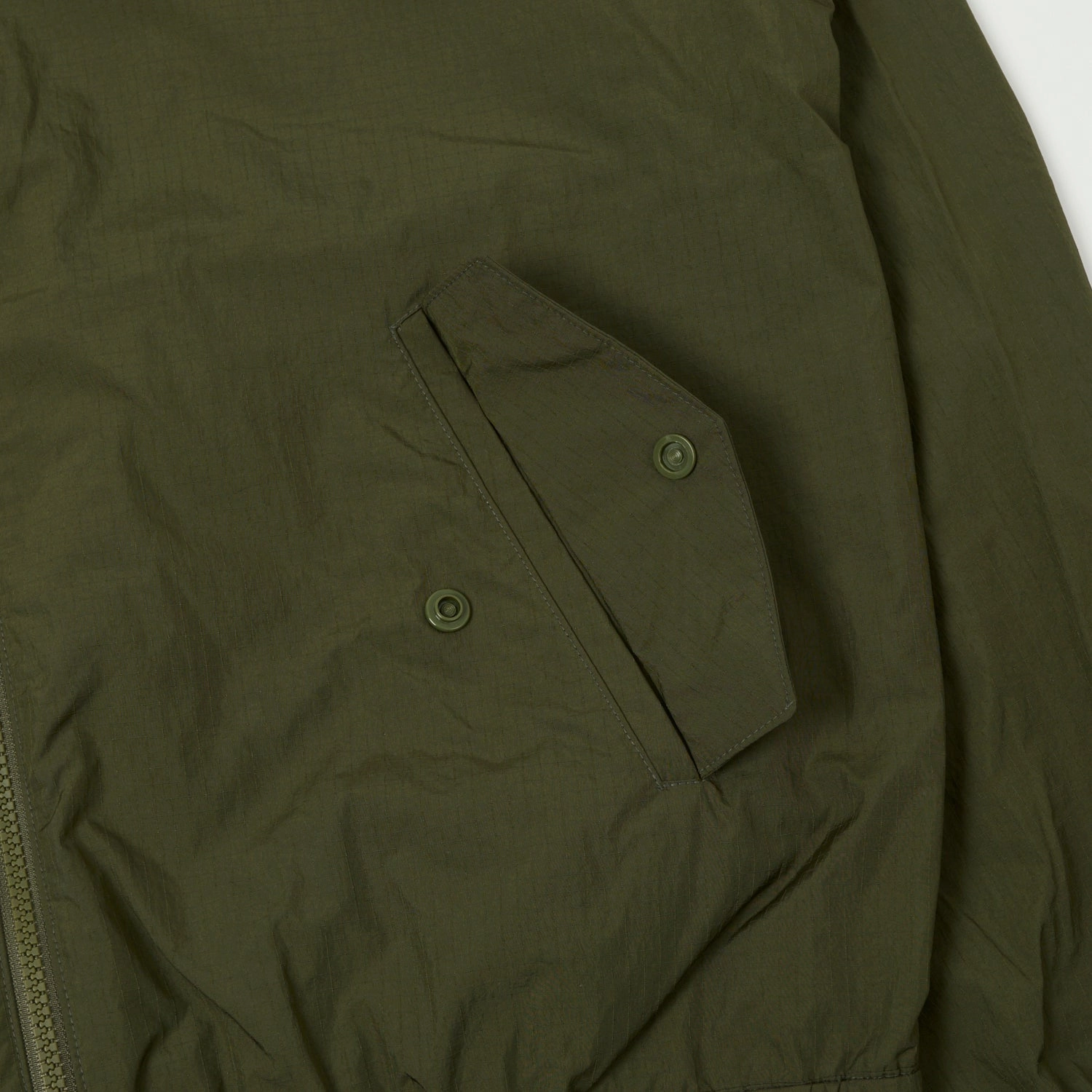 Baracuta G9 Ripstop Harrington Jacket - Beech Fleece Lined Interior