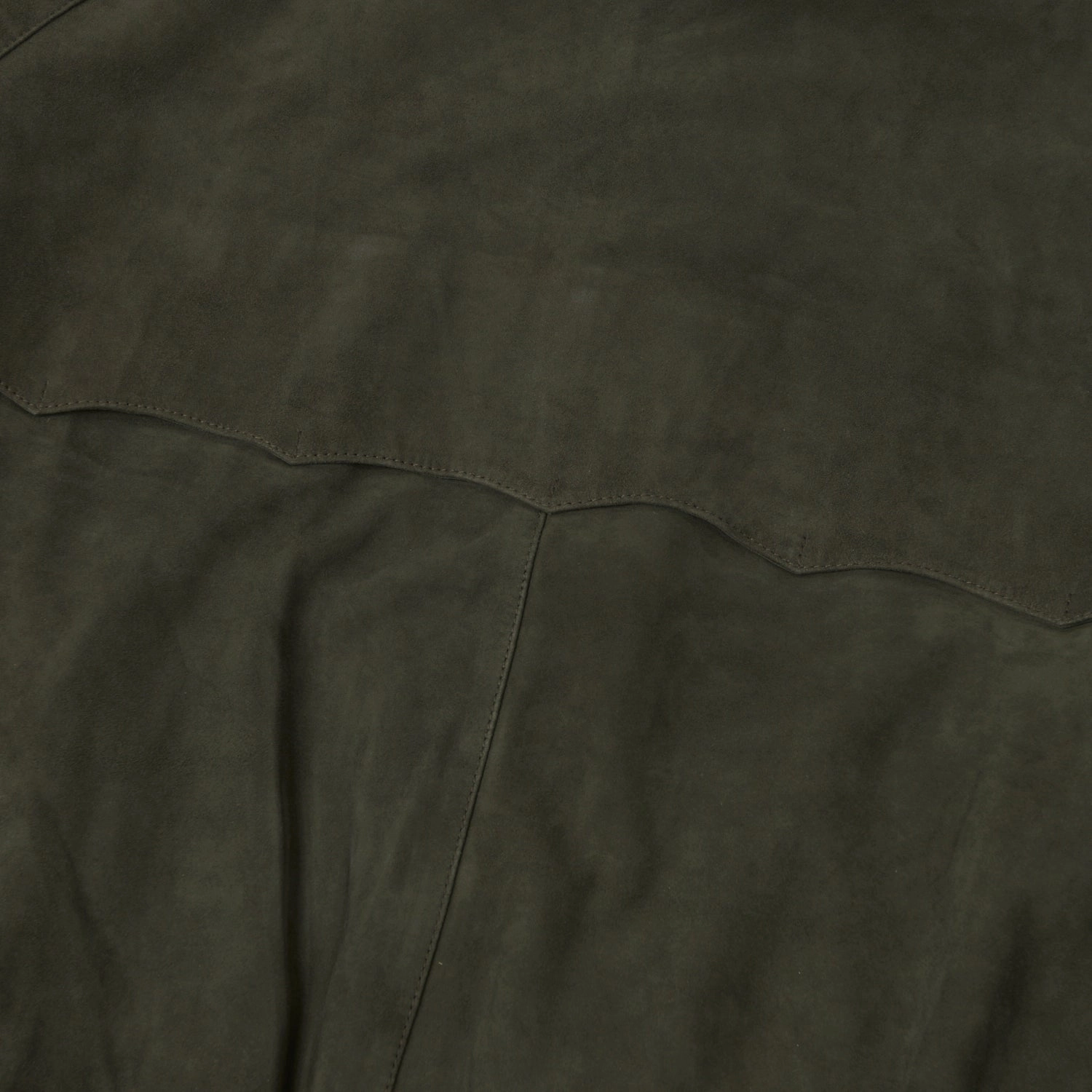 Non Restrictive Armholes Baracuta G9 Suede Harrington Jacket - Green