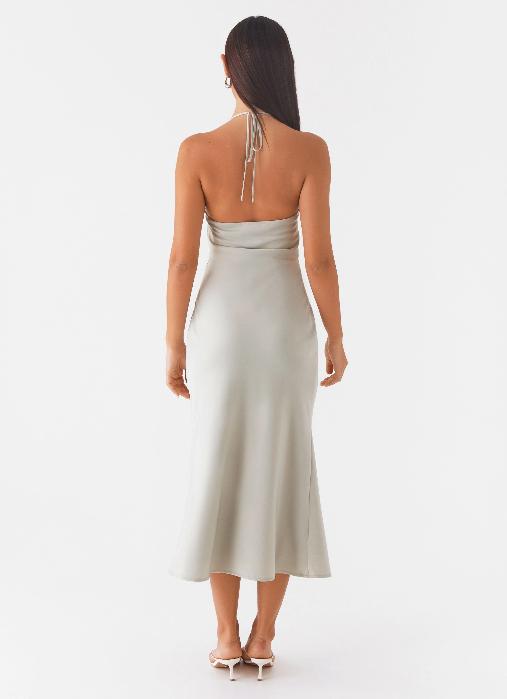 High Note Midi Dress - Sage Easy Elegance