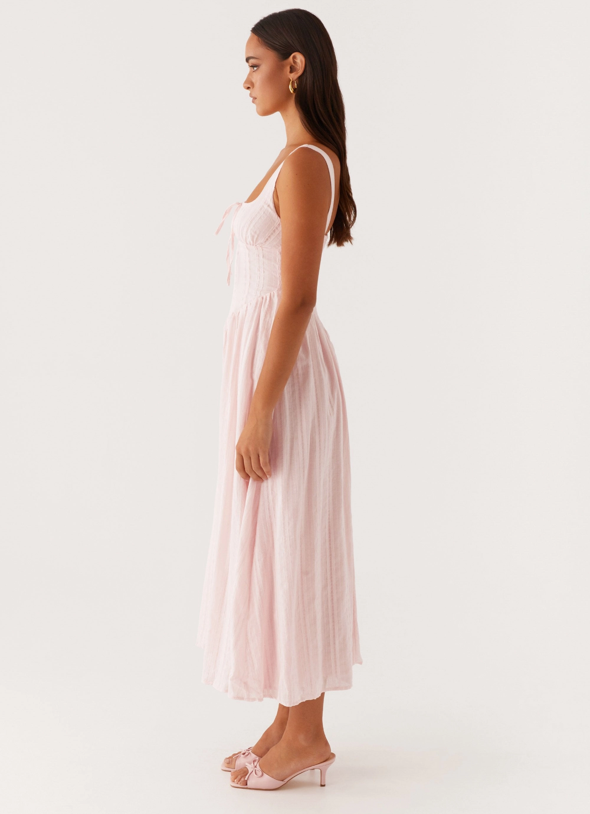 Elegant Appearance Pascuelle Midi Dress - Pink
