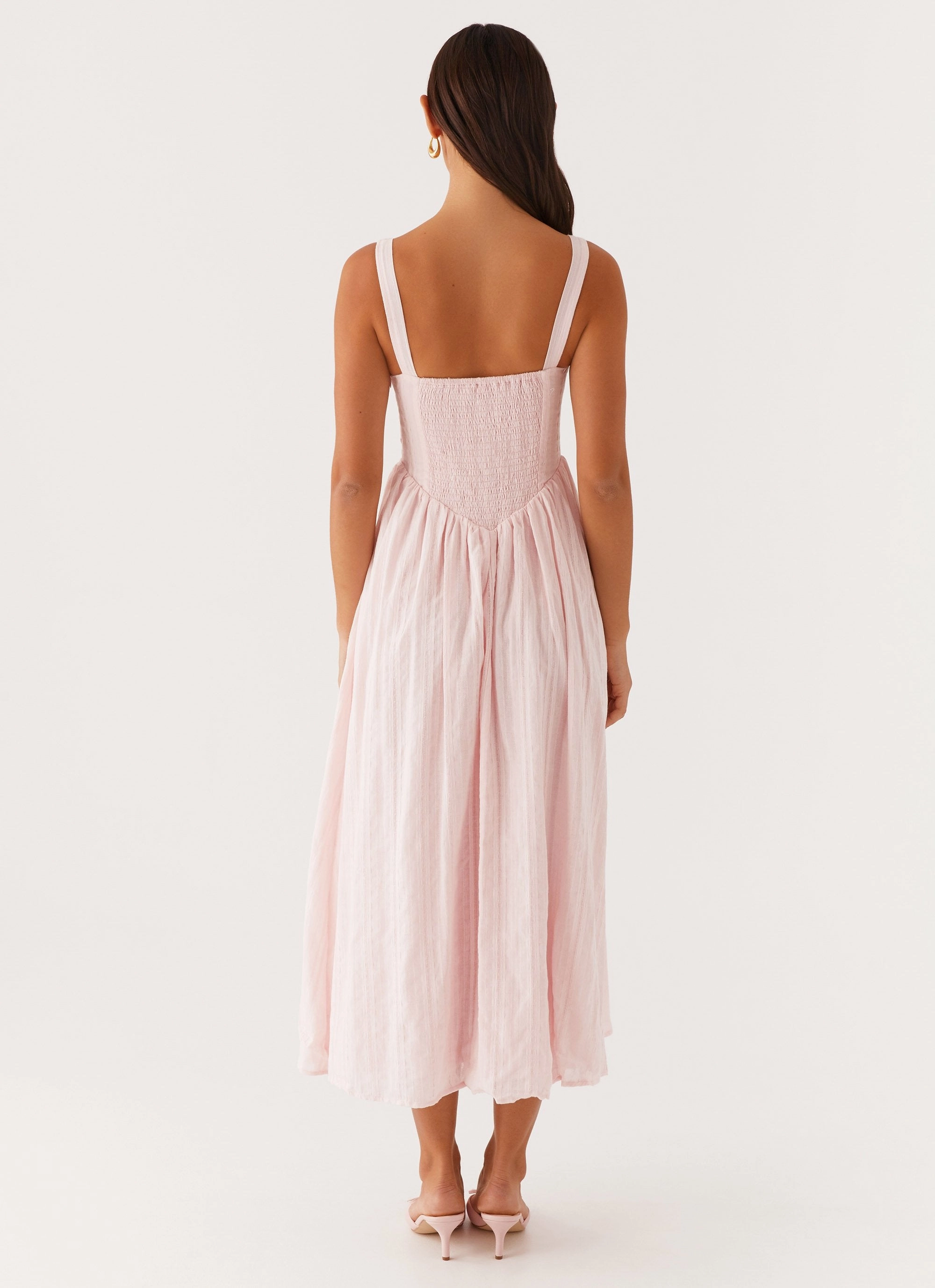 Timeless Beauty Pascuelle Midi Dress - Pink
