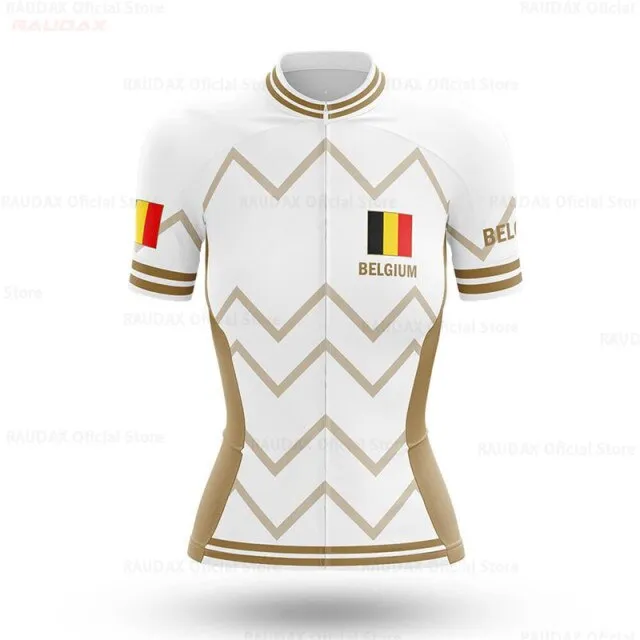 Belgium cycling jersey set 2020 women bike jersey set Mountian Road Bicycle Clothing Suit ProTeam Shirts Ropa Ciclismo
