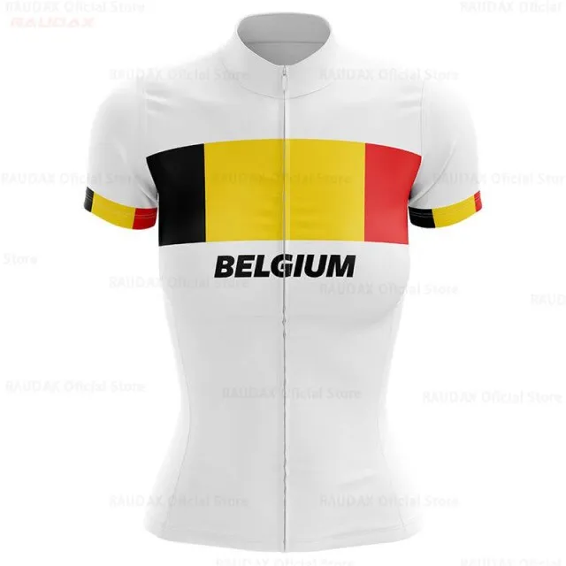 Belgium cycling jersey set 2020 women bike jersey set Mountian Road Bicycle Clothing Suit ProTeam Shirts Ropa Ciclismo