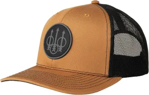 Beretta Men's Js Trucker Hat - Mesh Back Adjustable Snapback Pre-Curved Visor Cap, One Size Fits All