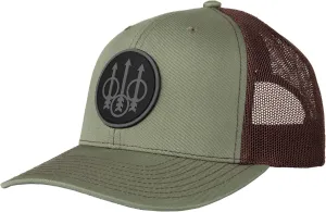Beretta Men's Js Trucker Hat - Mesh Back Adjustable Snapback Pre-Curved Visor Cap, One Size Fits All
