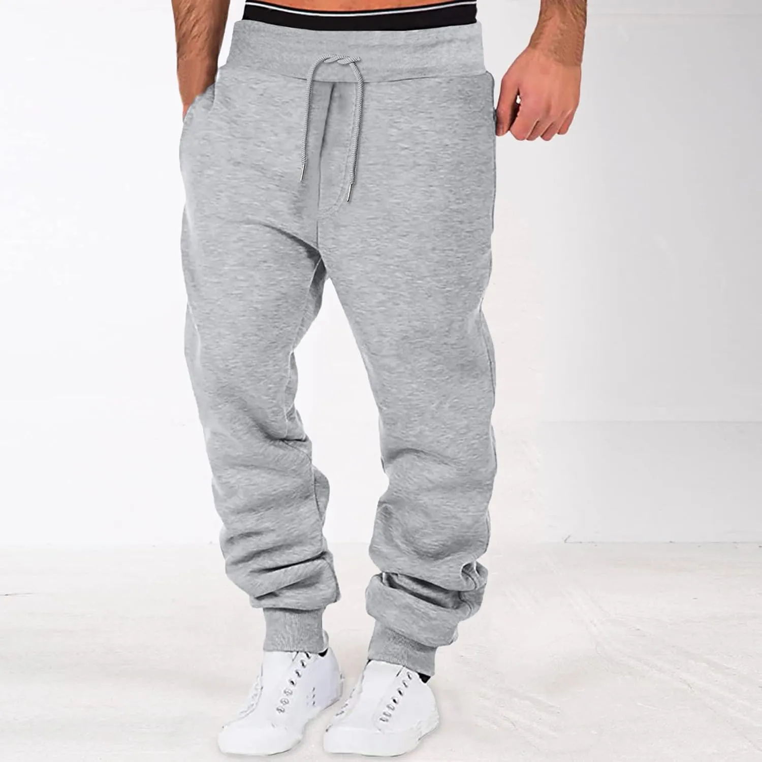 Big and Tall Sweatpants for Men Bottoms Men's Tech Fleece Active Athletic Casual Jogger Sweatpants with Pockets Mens