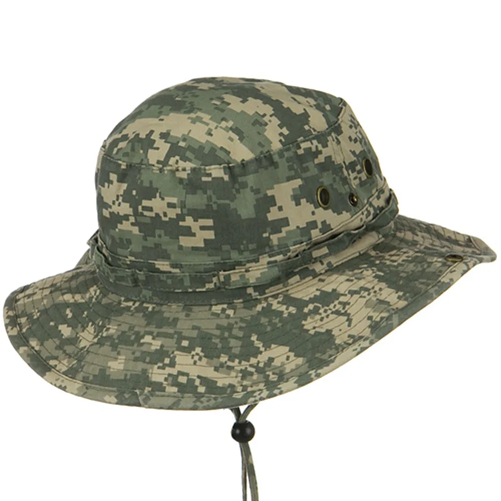 Big Size Washed Camo Hunting Hats