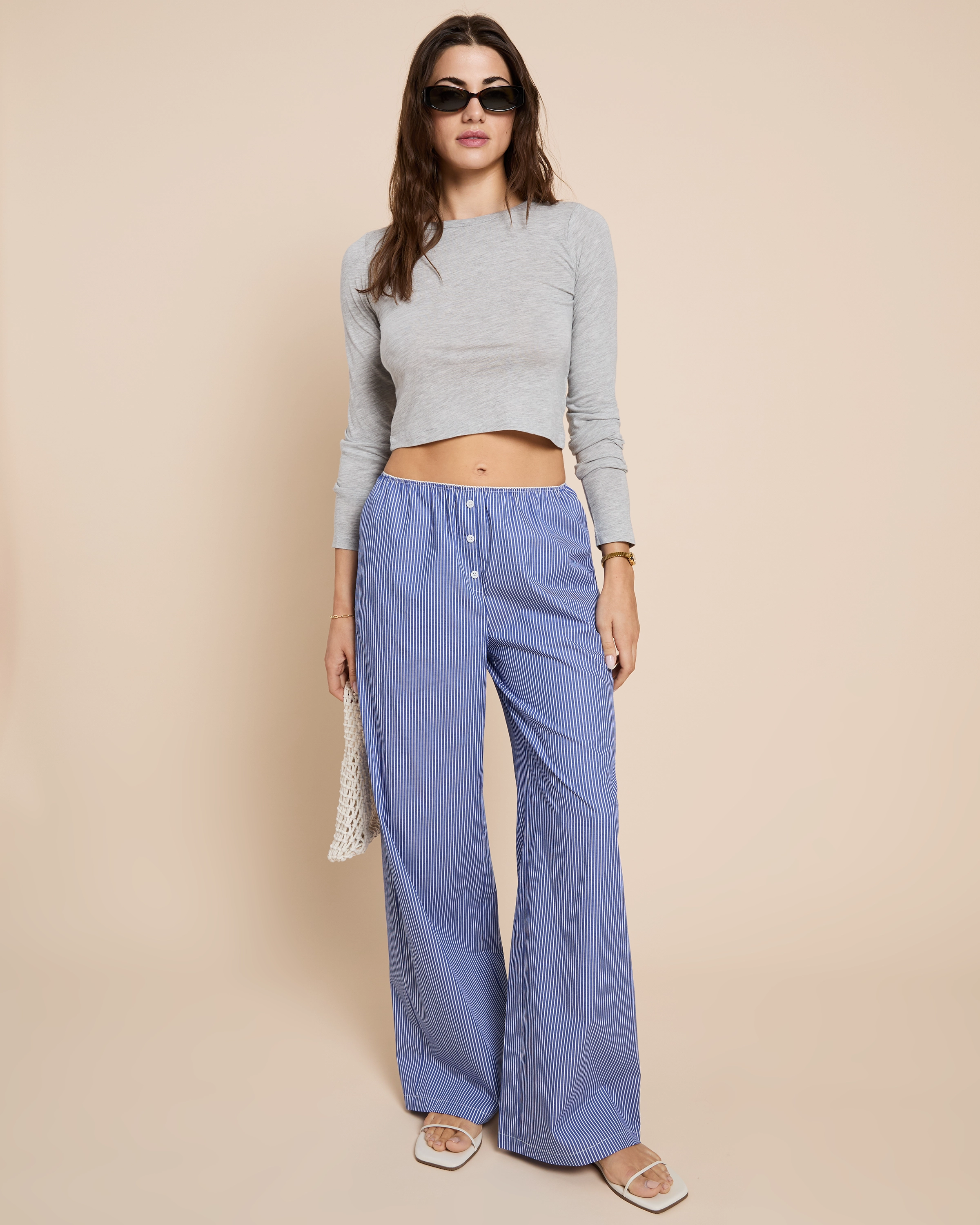 Sporty Chic Bijou Cotton Pant