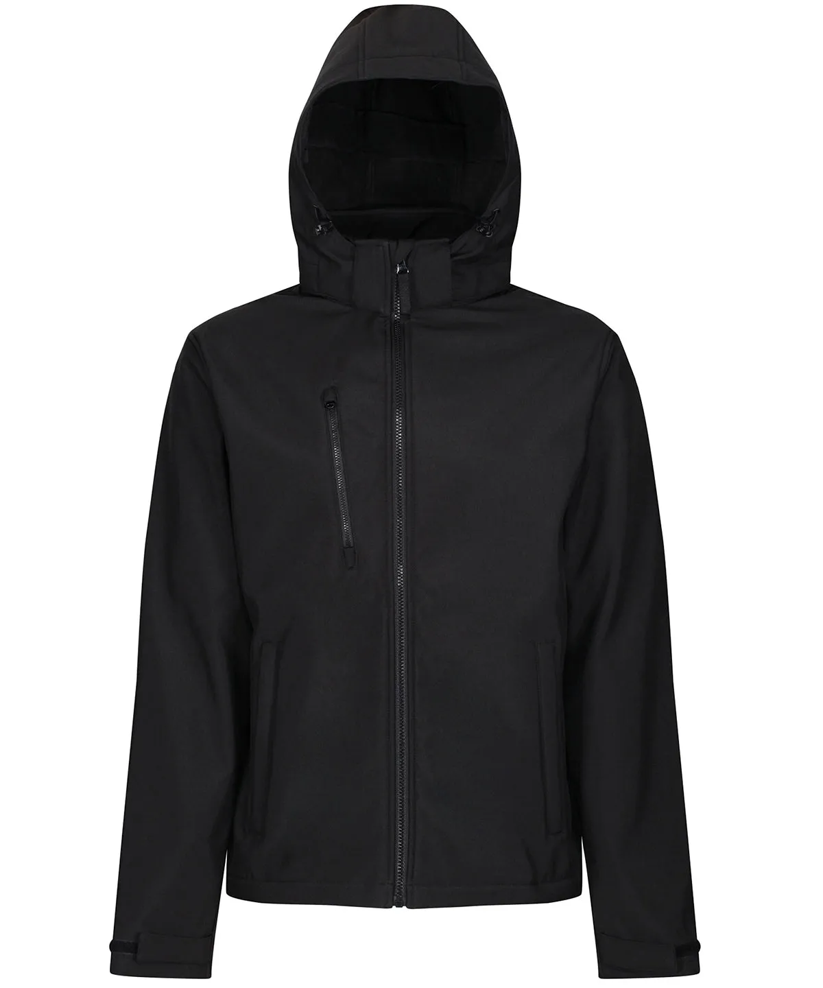 Black - Venturer 3-layer hooded softshell jacket