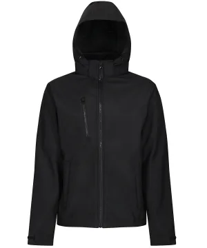 Black - Venturer 3-layer hooded softshell jacket