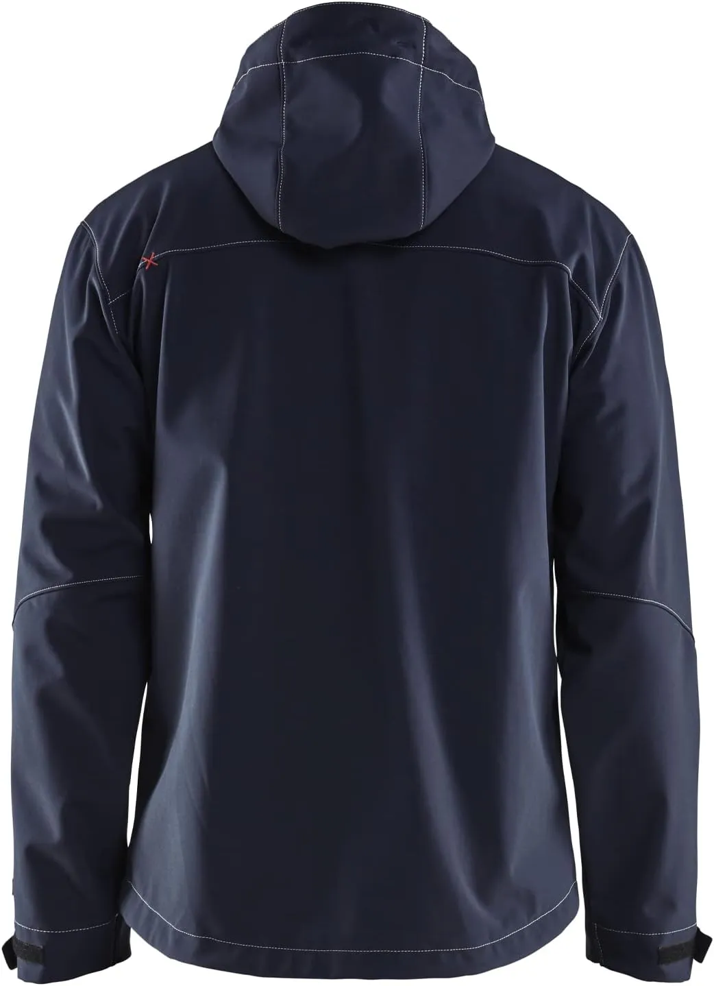 BLÅKLÄDER Men's Pro Softshell Workwear Jacket with Hood 3-Layer Warm Insulated Windproof Waterproof Breathable Reflective