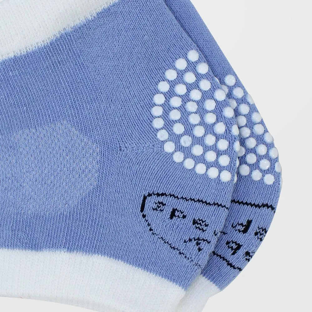 Blue Baby Knee Pads For Crawling