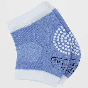Blue Baby Knee Pads For Crawling