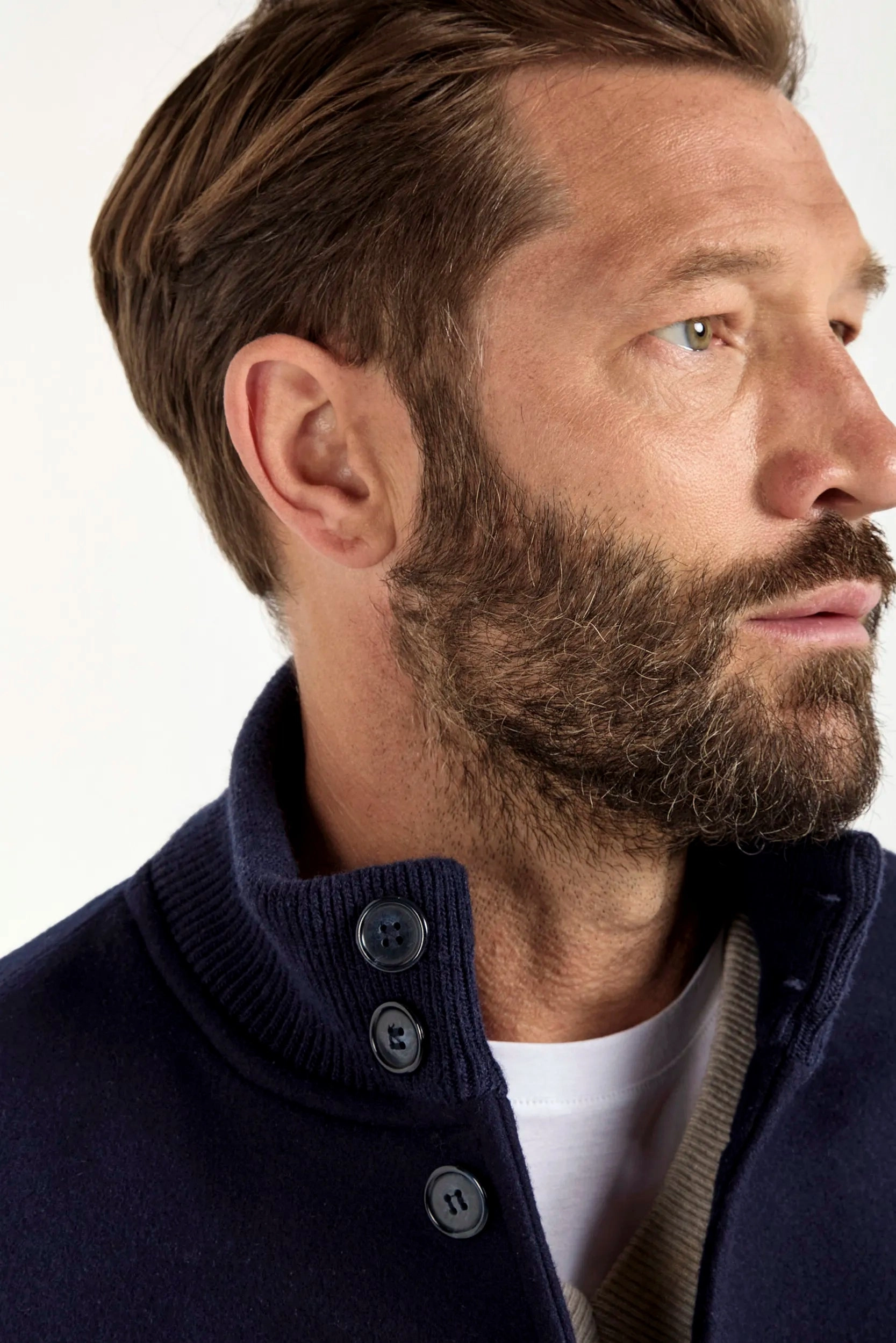 Day To Day Blue Super 180's wool flannel bomber jacket ?C Made in Italy