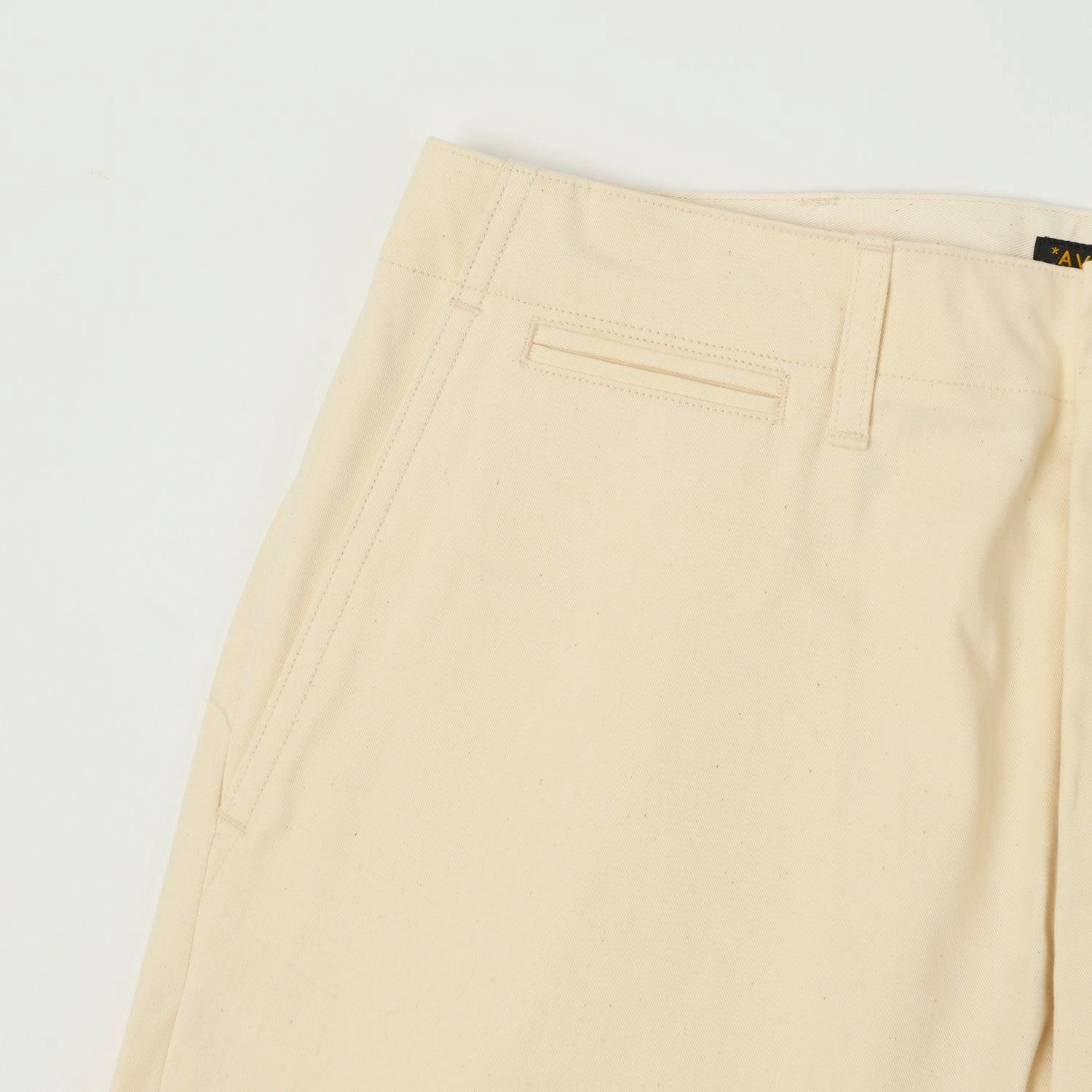 Travel-Ready A Vontade Wide Fit Chino Trouser - Natural