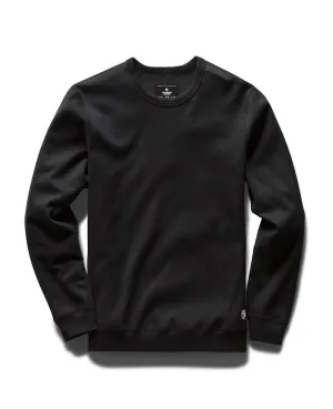 Bonded Interlock Crewneck Black