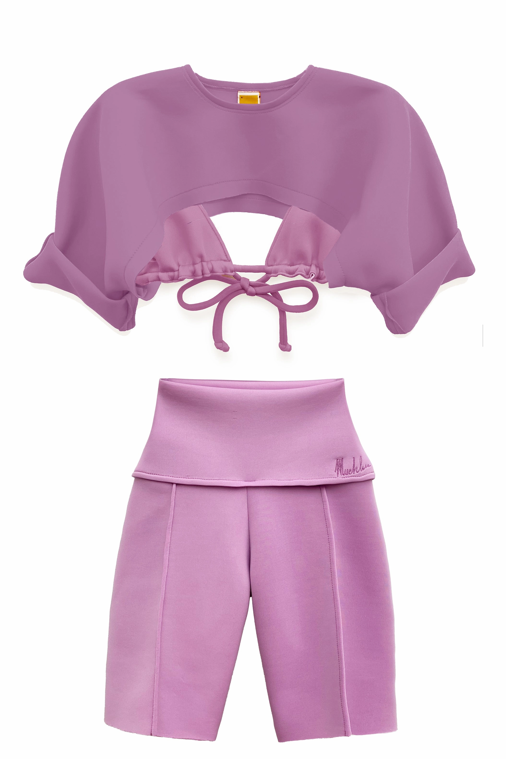 Boni 3PC Scuba Short Set Stretch Fit Wear Durable Wear