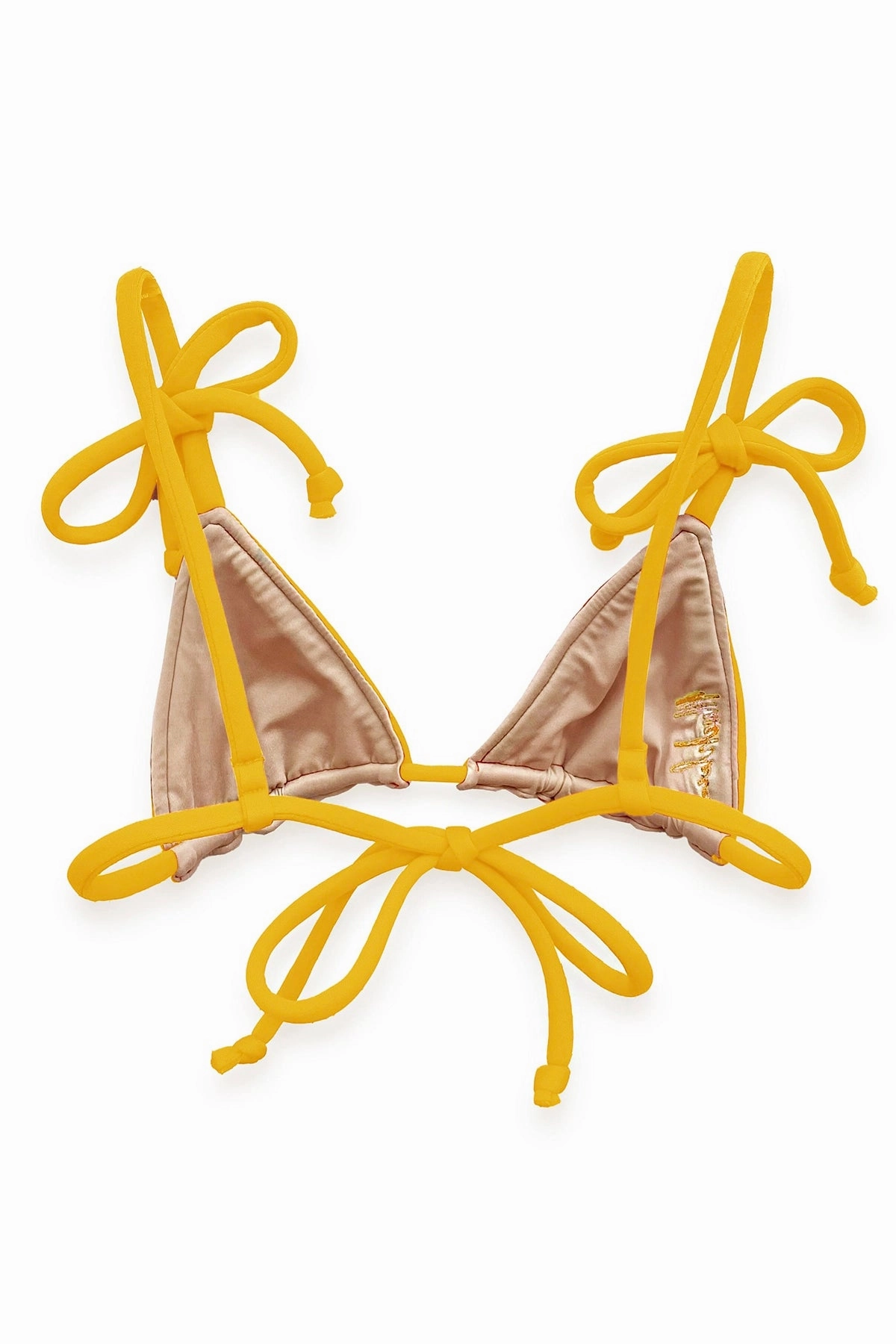 Boni Bikini Top Non Restrictive Band Sheer Panel