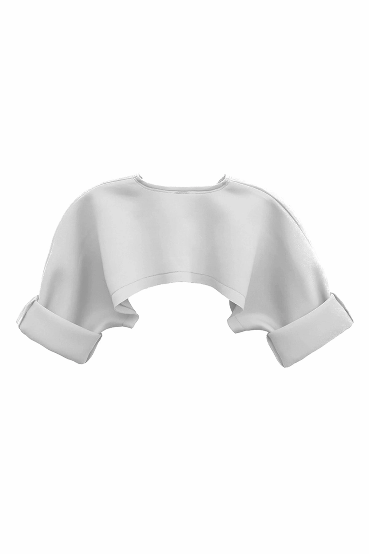 Stretchable Neckline Boni Crop Cover Up