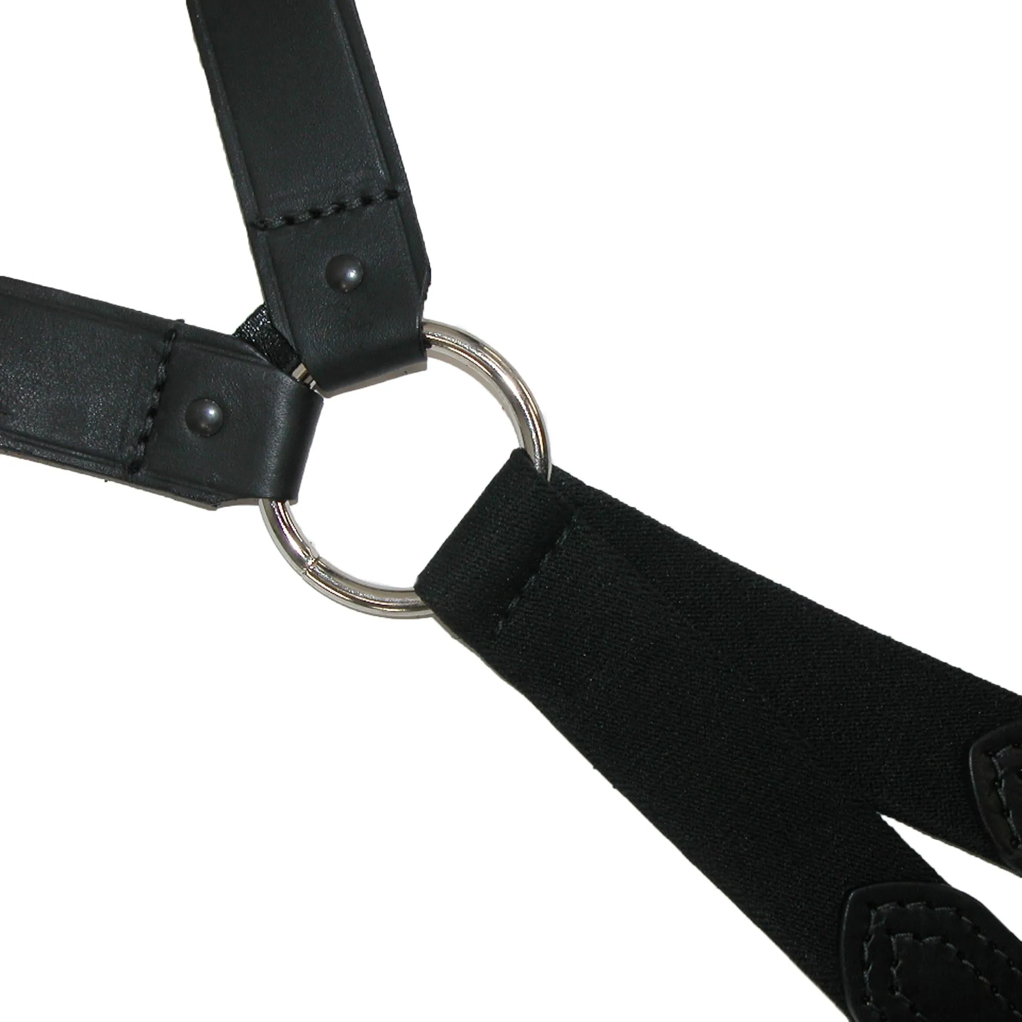 Boston Leather Leather Loop End Fireman Work Suspenders