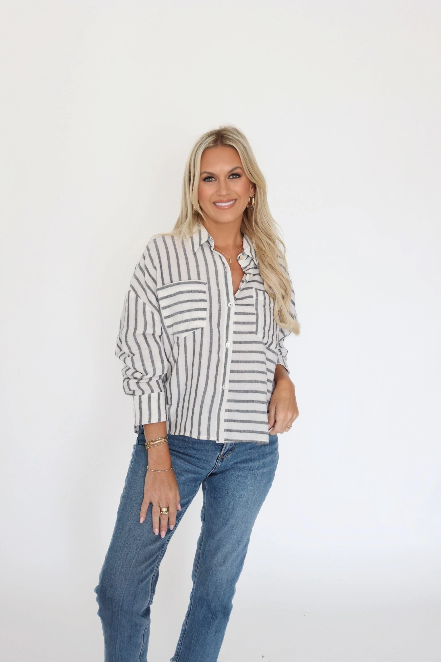 Brandi Stripe Shirt TearResistant