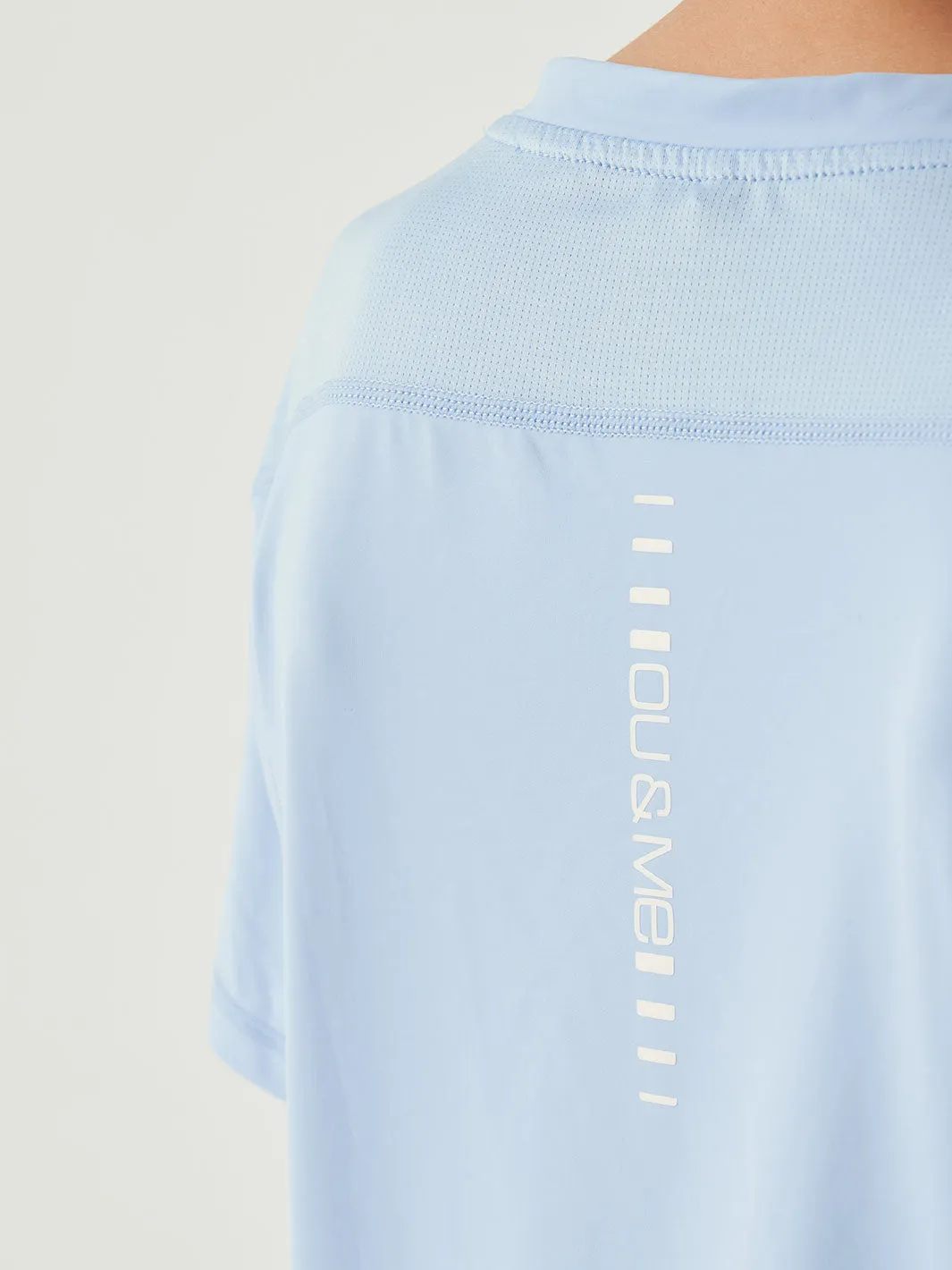 Breathable Mesh Panel Tee