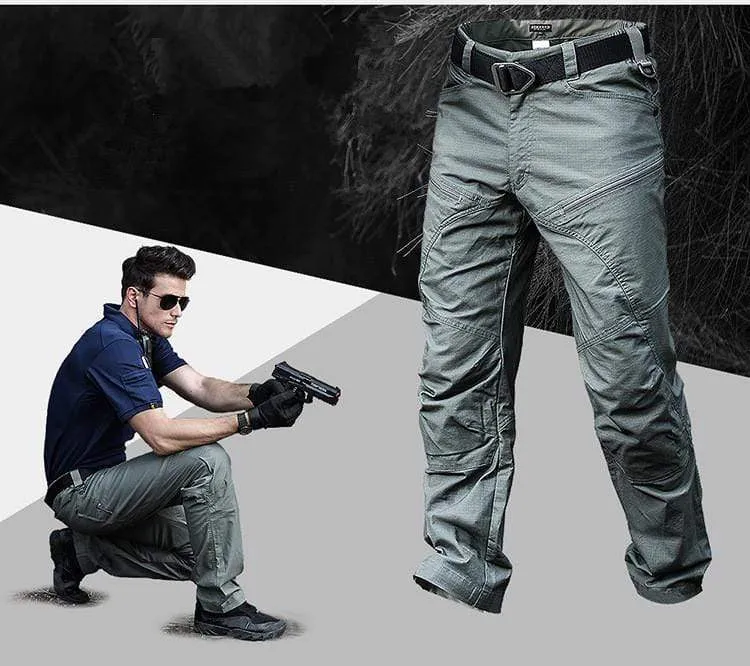 Breathable Slim Tactical Pants Cargo Trousers