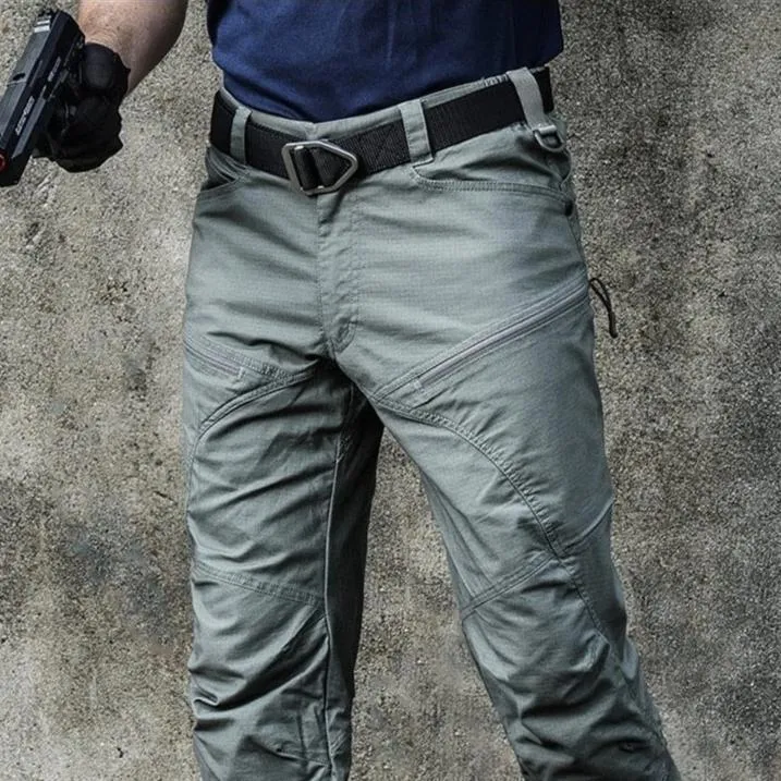 Breathable Slim Tactical Pants Cargo Trousers