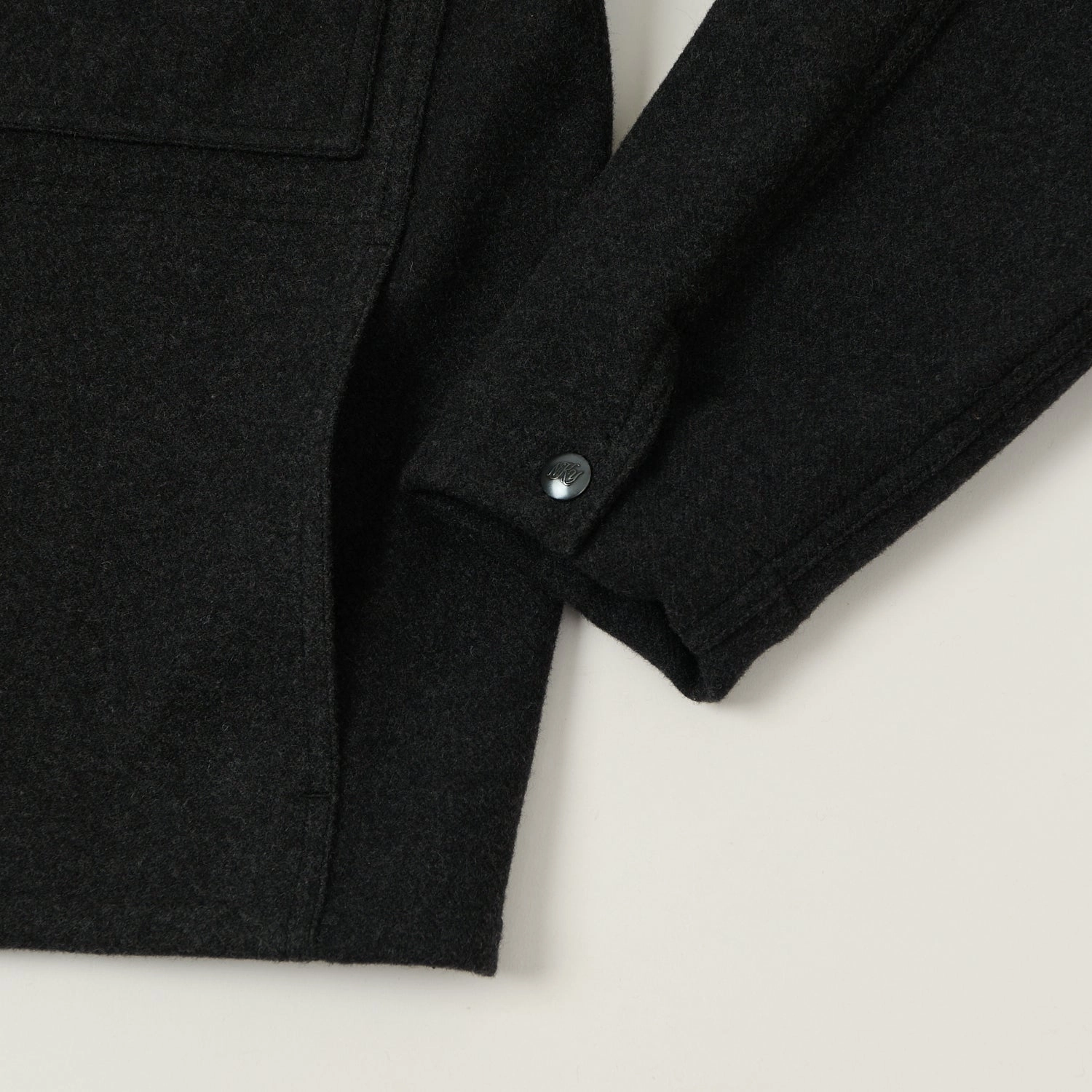 Utility Pockets Neutral Tones Look Knickerbocker 'Mott' Wool Cashmere Jacket - Charcoal