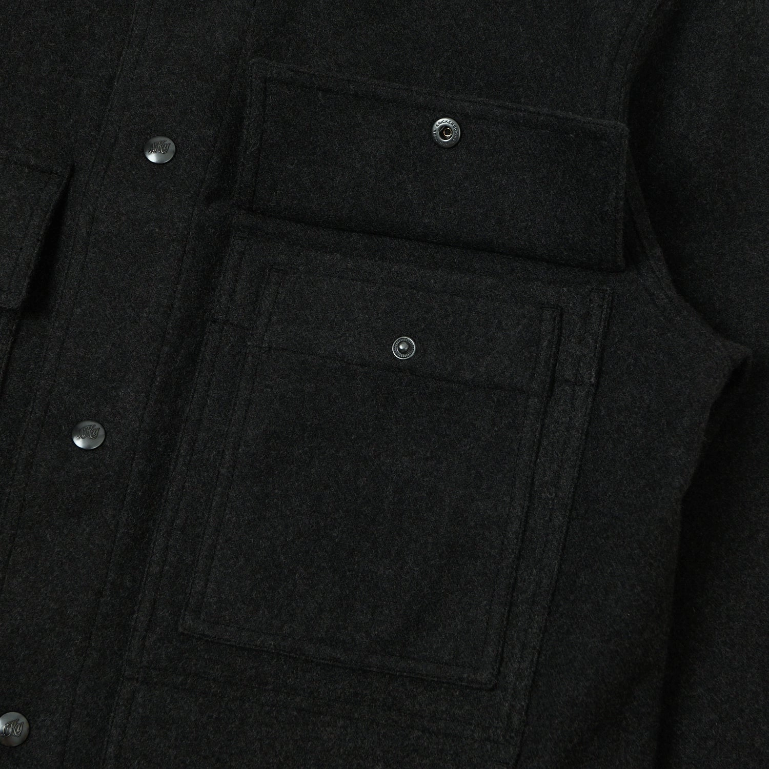 Knickerbocker 'Mott' Wool Cashmere Jacket - Charcoal clean design