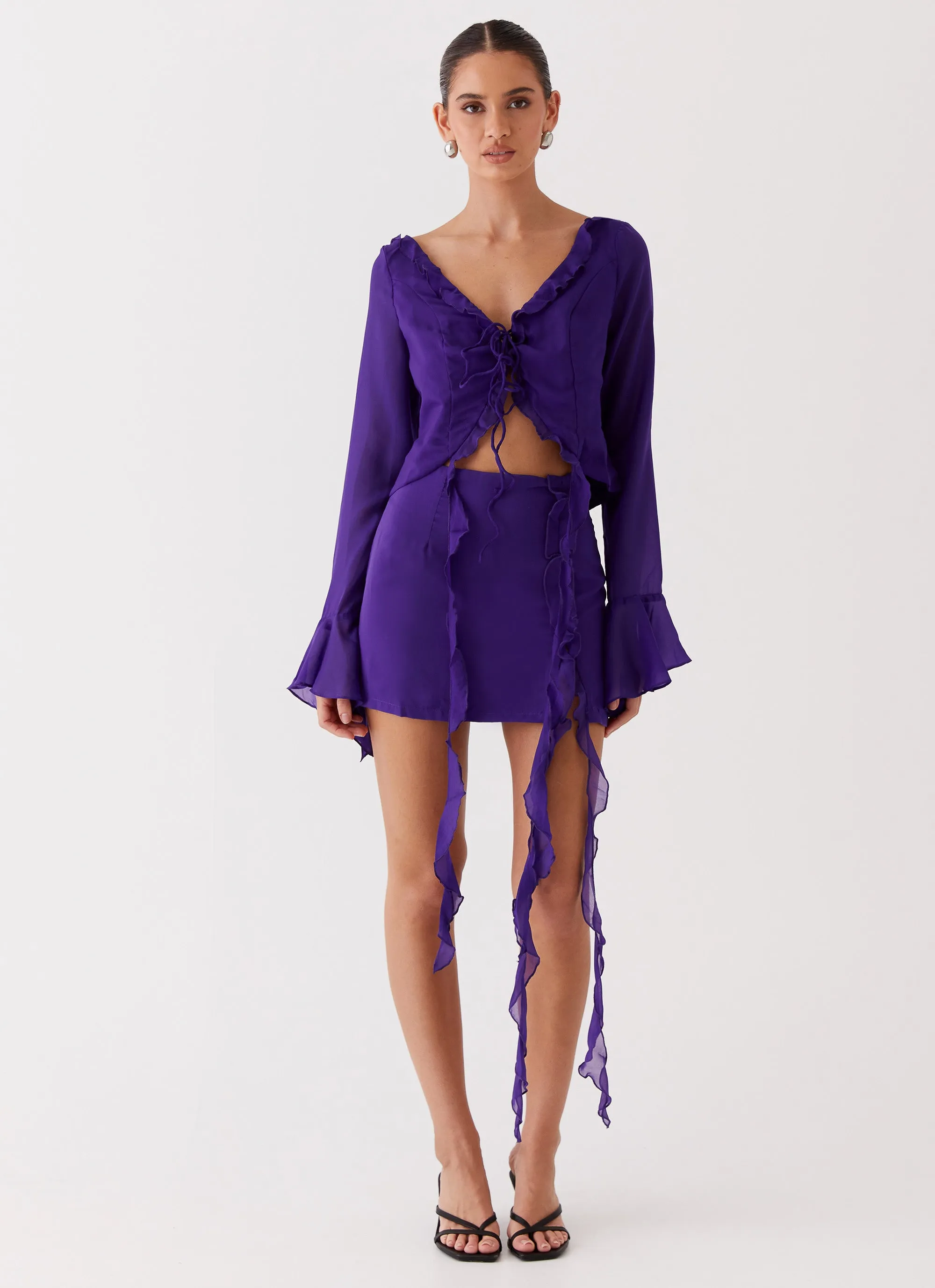 All Day Comfort My Favourite Part Mini Skirt - Violet