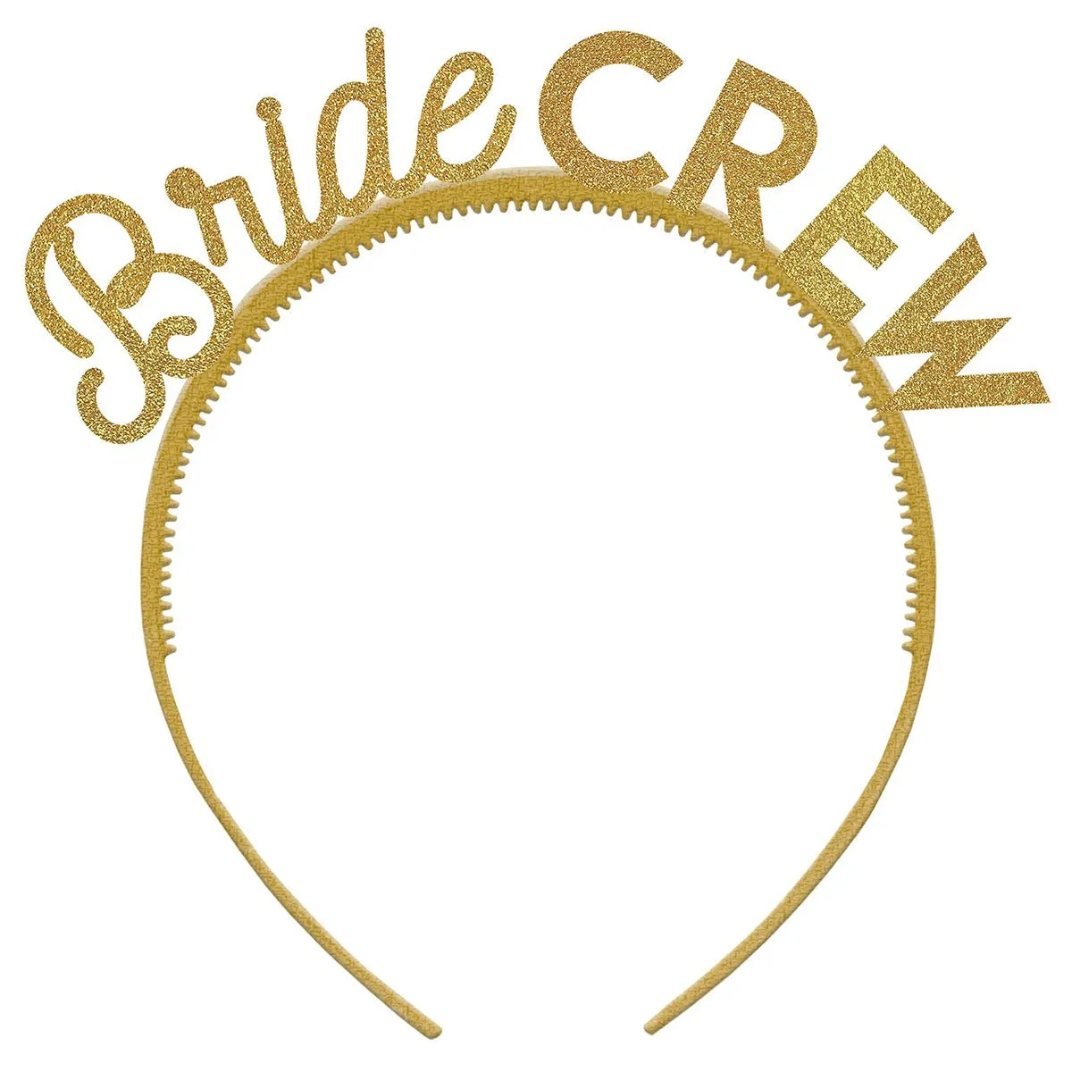 Bridal Shower Bride Crew Headbands, Luxurious Shower Collection, 6 Count