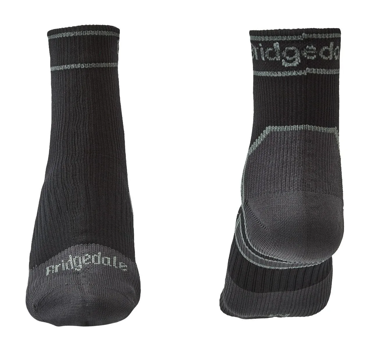 Bridgedale Stormsock Lightweight Waterproof Ankle Sock-Black