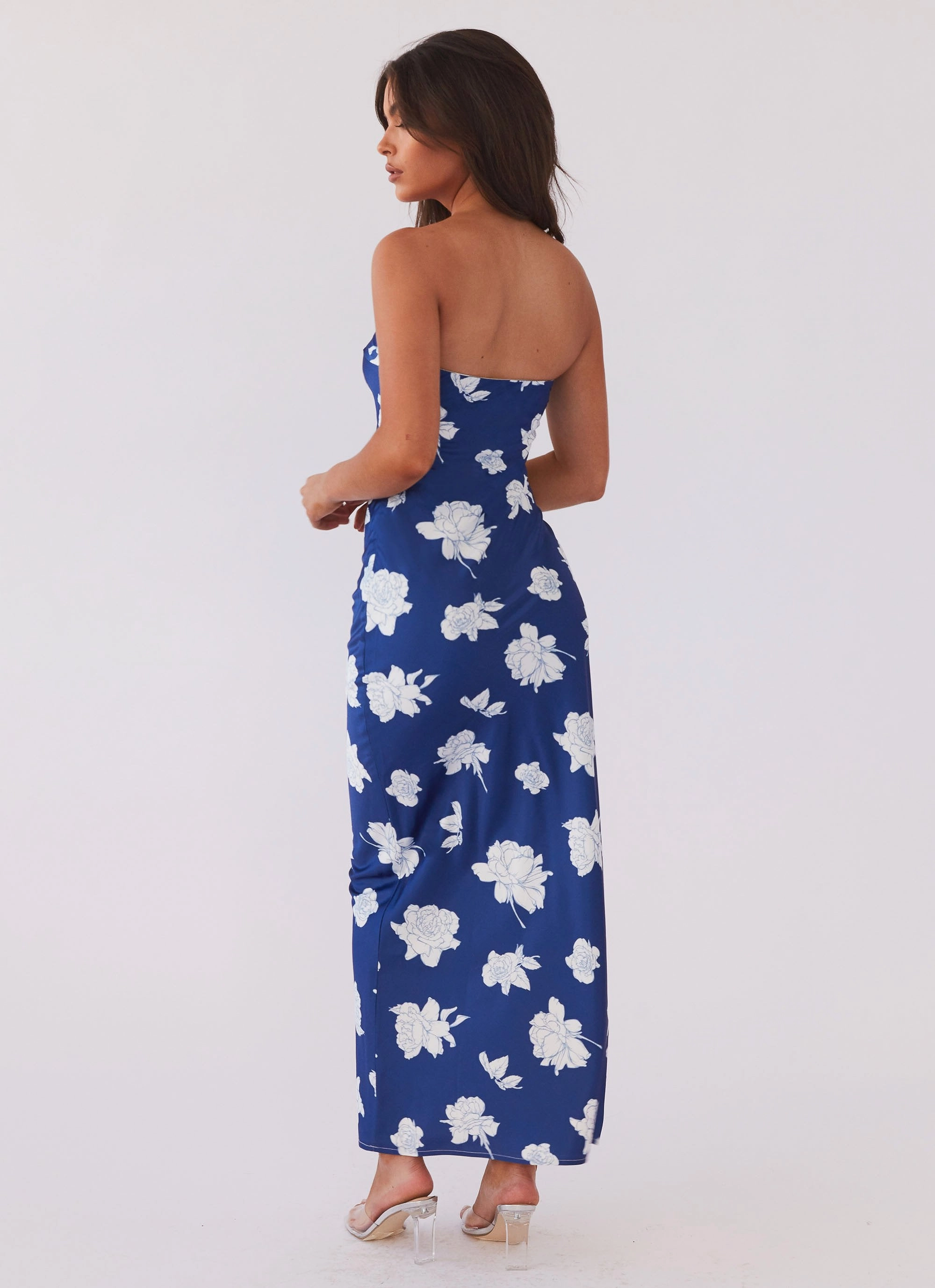 What I Want Maxi Dress - Navy Flora Soft Layering Seasonal Must-Have