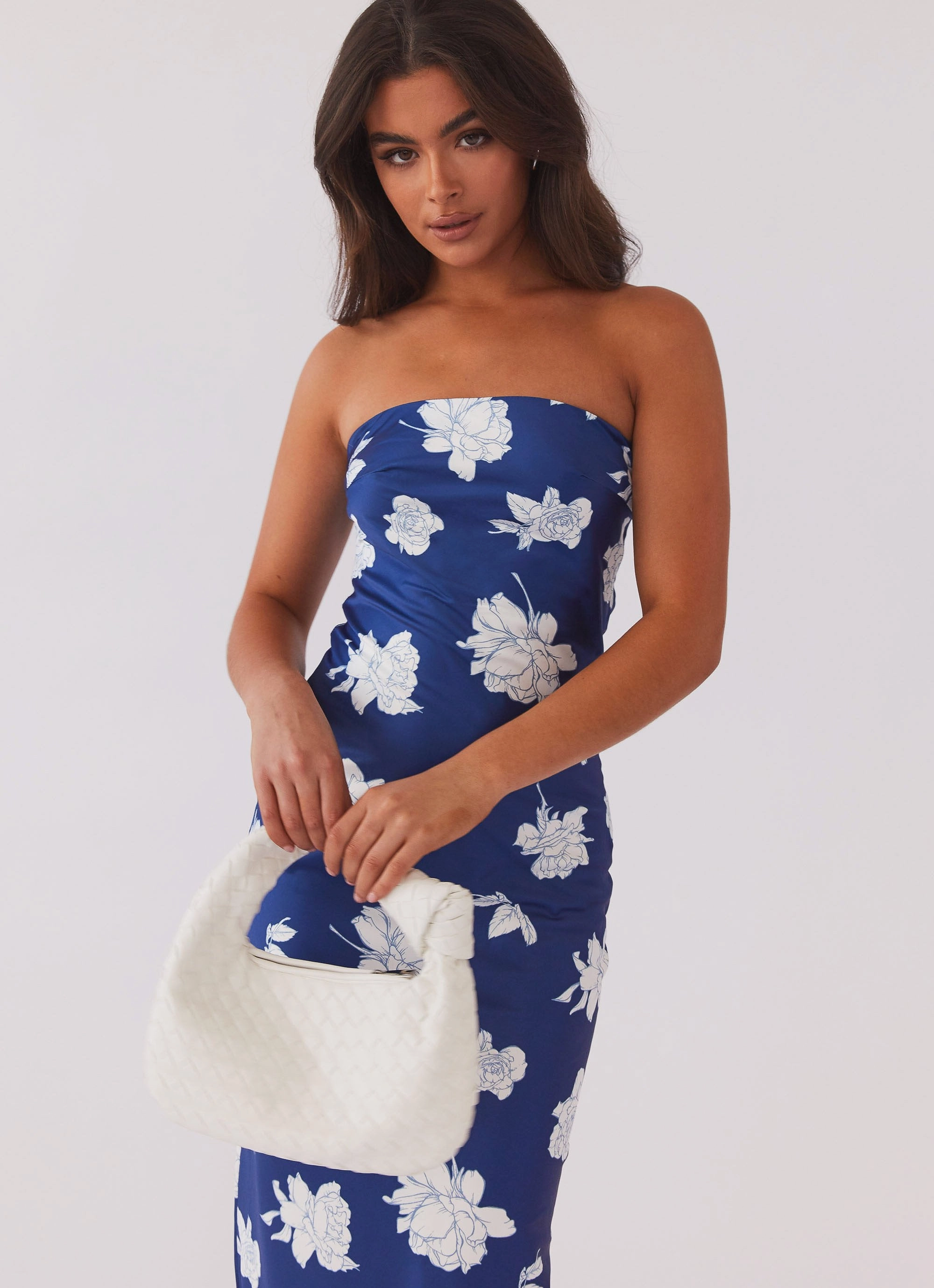 What I Want Maxi Dress - Navy Flora QuickDryTechnology