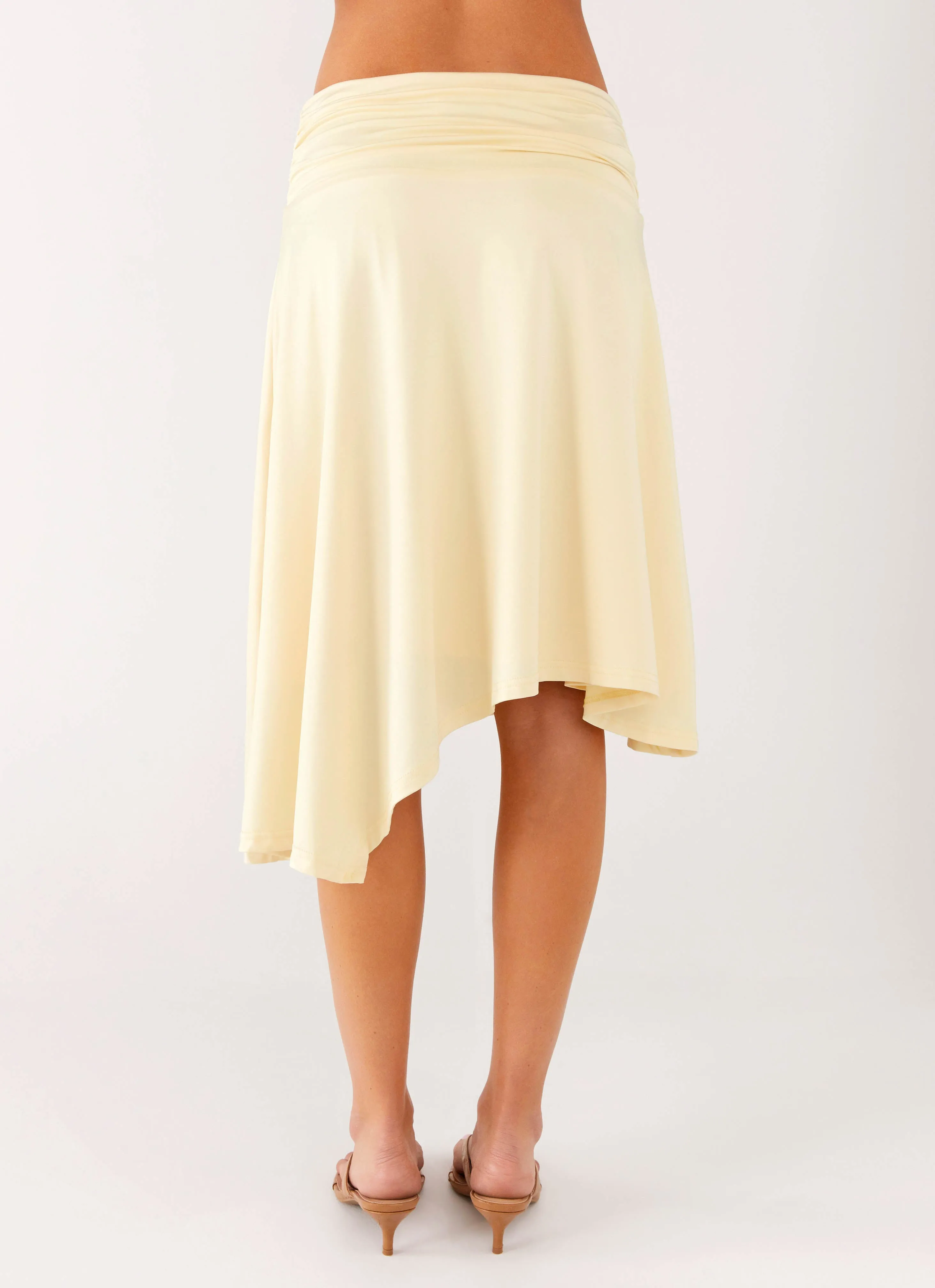 Brisa Midi Skirt - Butter Slim Fit Band Boutique Exclusive