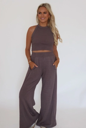 Britney Set- Stone LowProfile Zipper Tailored Seams